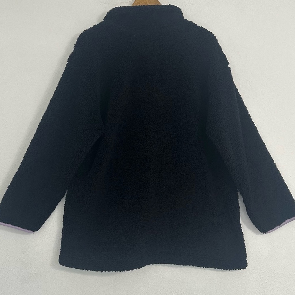 Koolaburra by Ugg Cozy Sherpa 1/4 Zip Pullover Black in Size XL - Picture 9 of 15